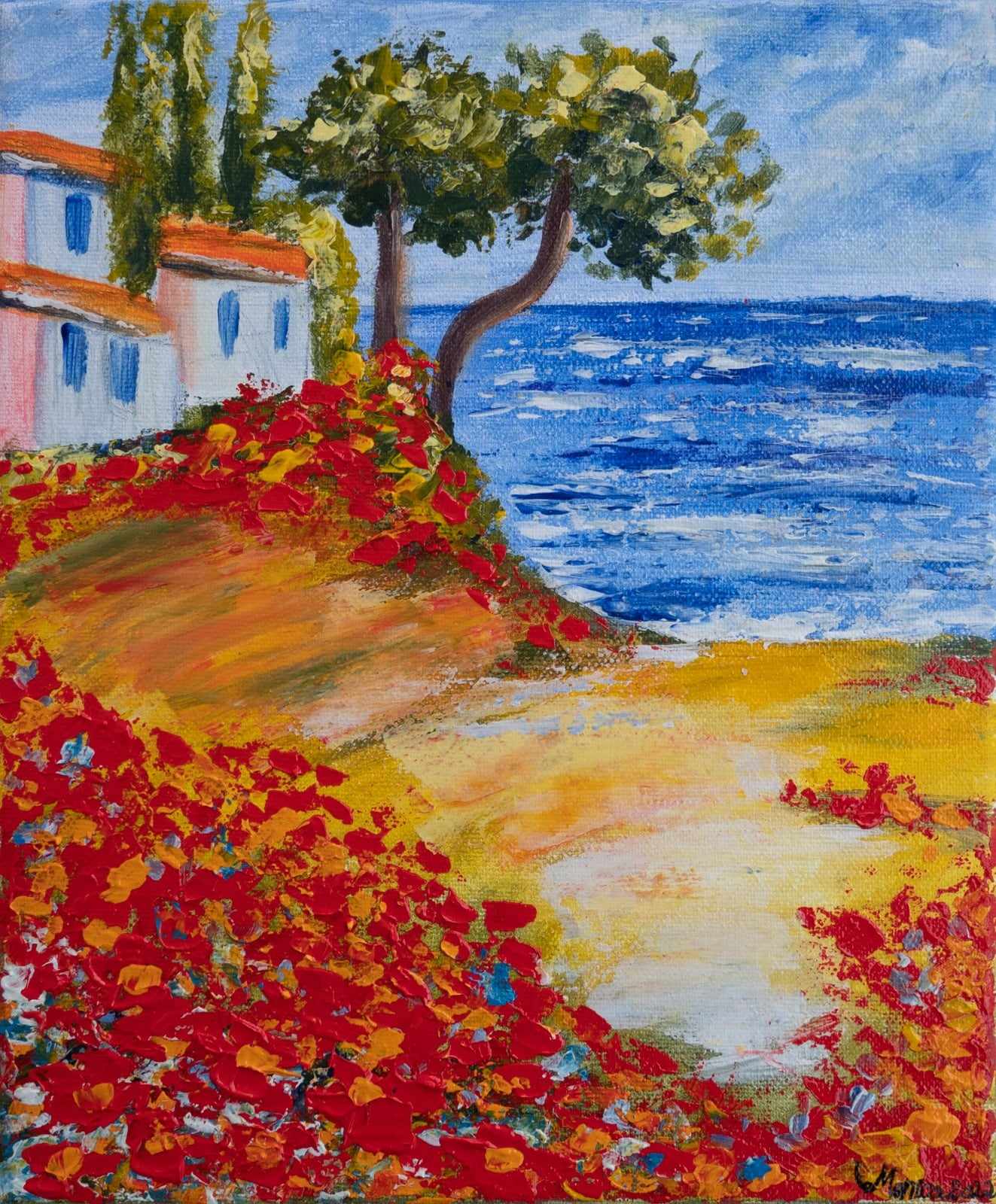 La malul marii