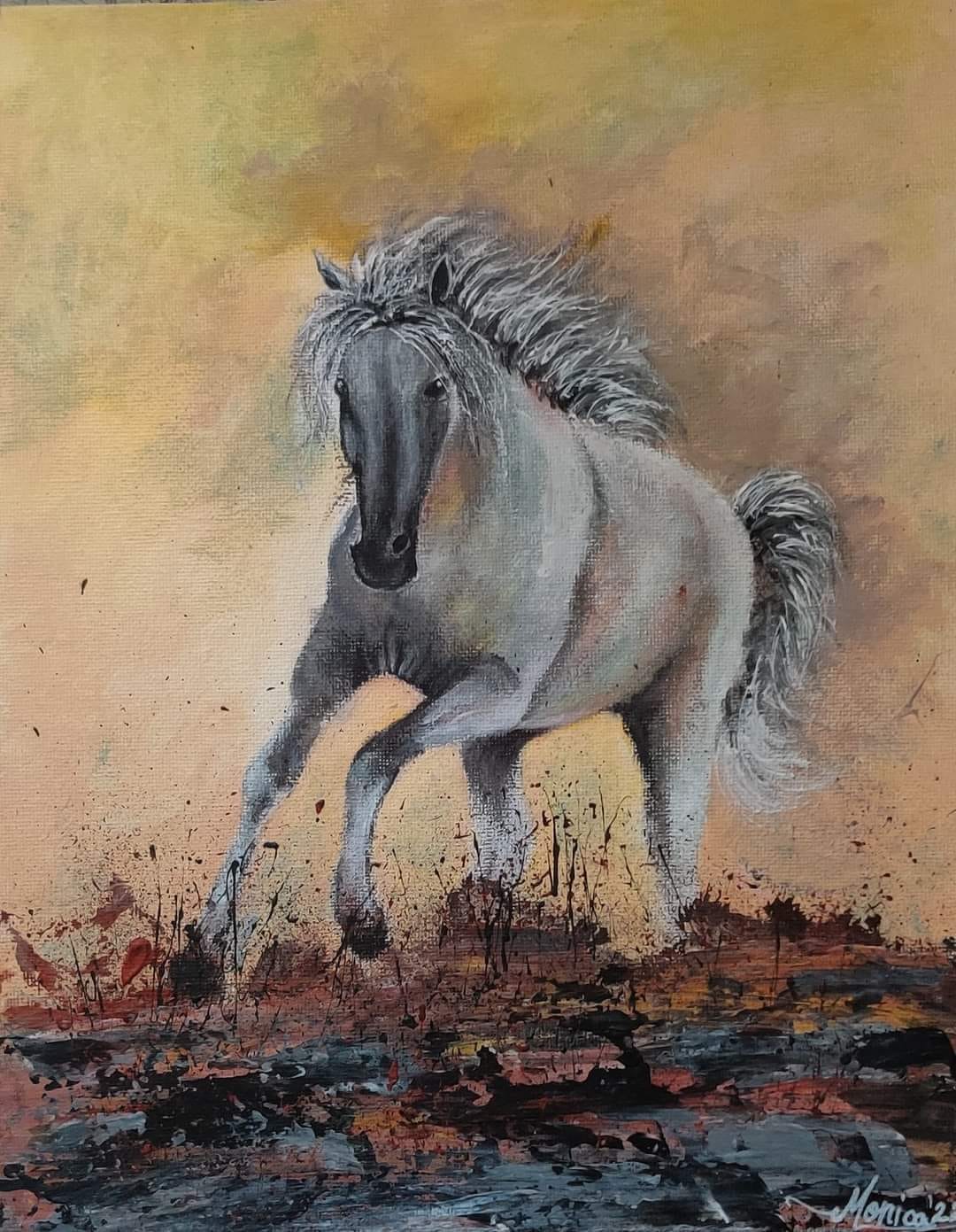 In galop