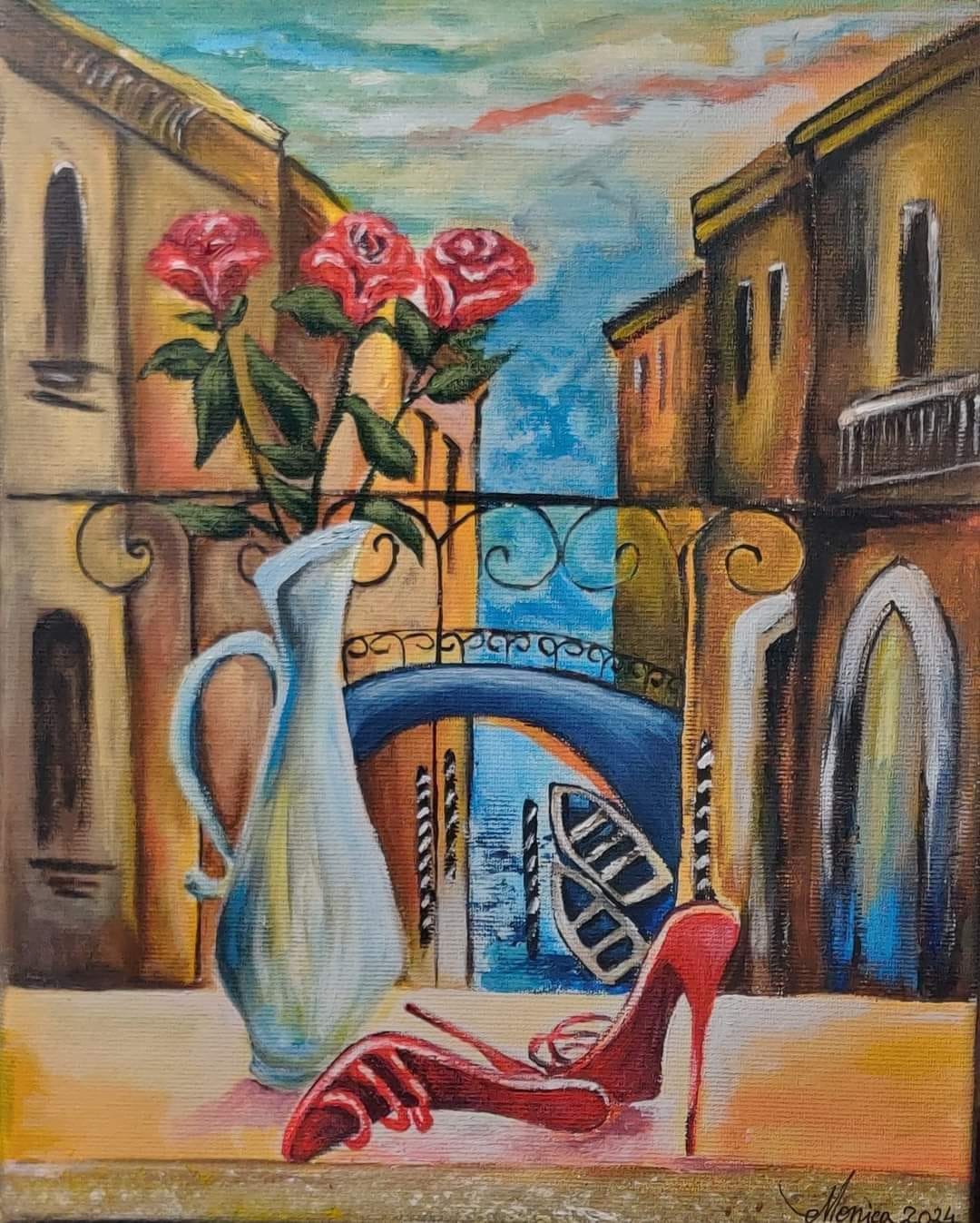 Venetia in rosu