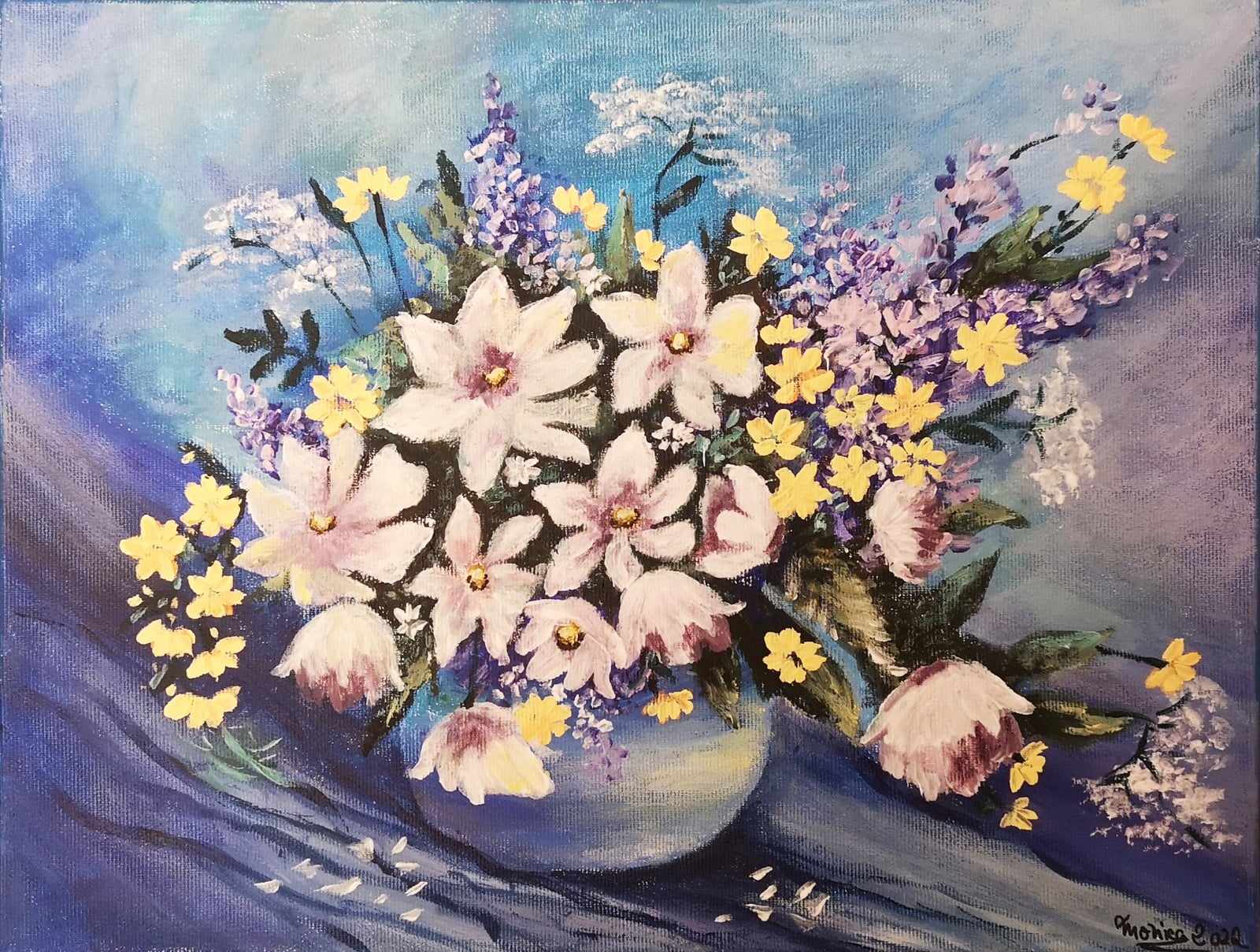 Dansul florilor in vaza